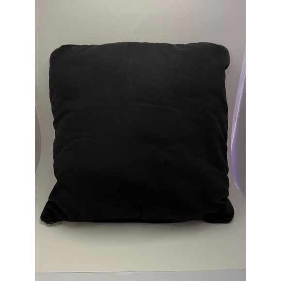 Vintage Tapestry Winter Scene Throw Pillow Cardinals Snow Pine Trees 15"x15" - Picture 2 of 2